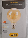 LUEDD G95 5W LED Bulbs (Pack of 4)