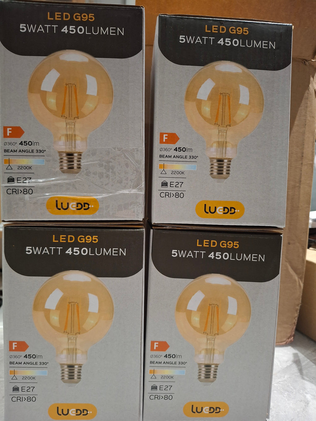 LUEDD G95 5W LED Bulbs (Pack of 4)
