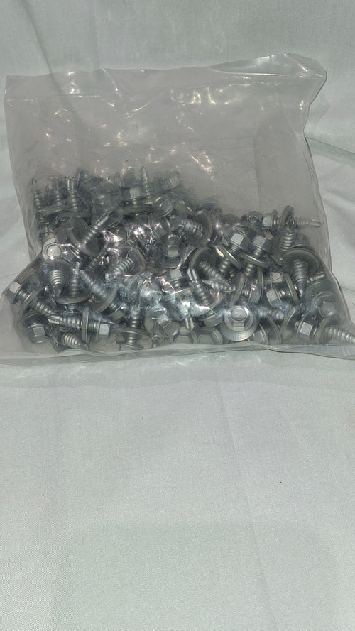 6.3 x 22mm Self Drill Stitcher Screws Roof Cladding Fixings 16mm Washer Qty 100